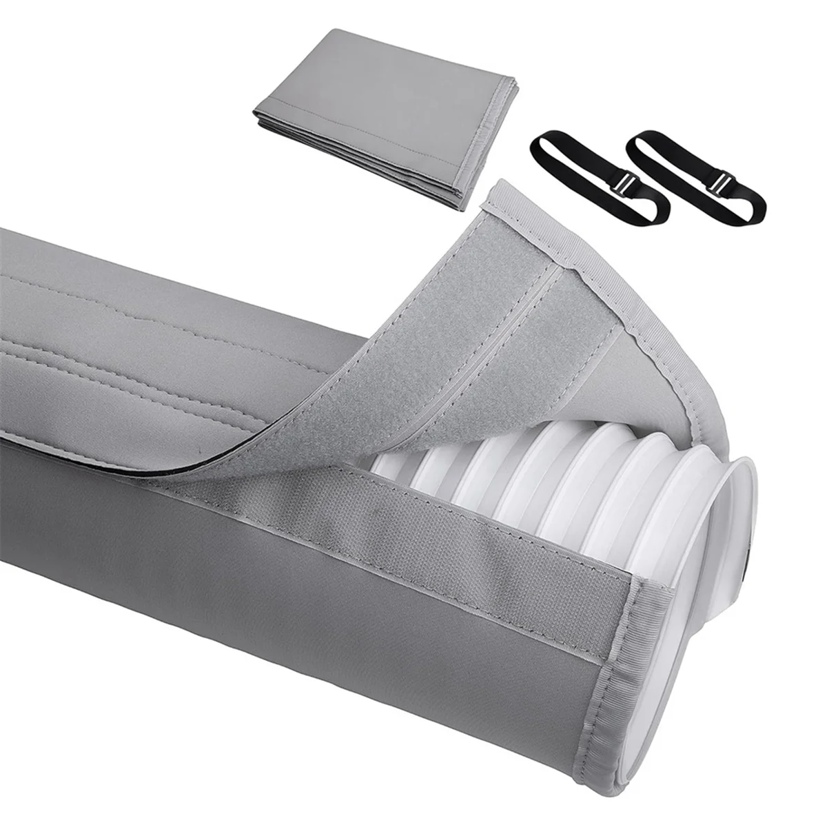 

ABBZ-крышка шланга кондиционера, крышка вентиляционного отверстия шланга переменного тока — изолированная крышка втулки для портативного переменного тока диаметром 5 дюймов и 5,9 дюйма