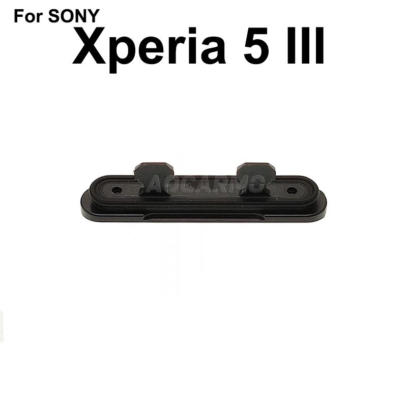 Aocarmo For Sony Xperia 5 III / X5iii XQ-BQ52 BQ72 SO-53B SIM Tray Slot Cover Waterproof Plug Black Pink Green