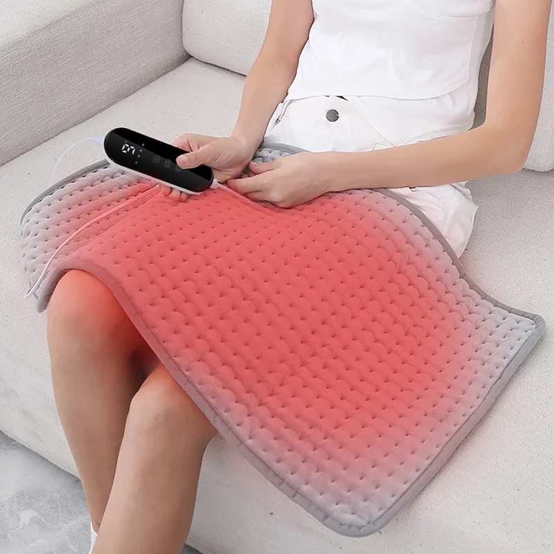 30x40cm Electric Blanket 9-Speed Temperature Heating 4Speed Timing Shawl Cover Leg Warming Winter Warm Heating Electric Mattress