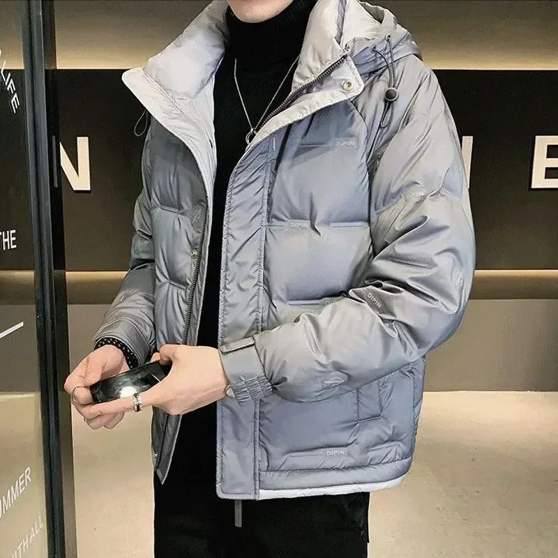 Thick Warm Winter Down Coat for Men New In Korean Reviews Many Fast Delvery Work Hoodie Jacket Man Harajuku Luxury Designer Cold