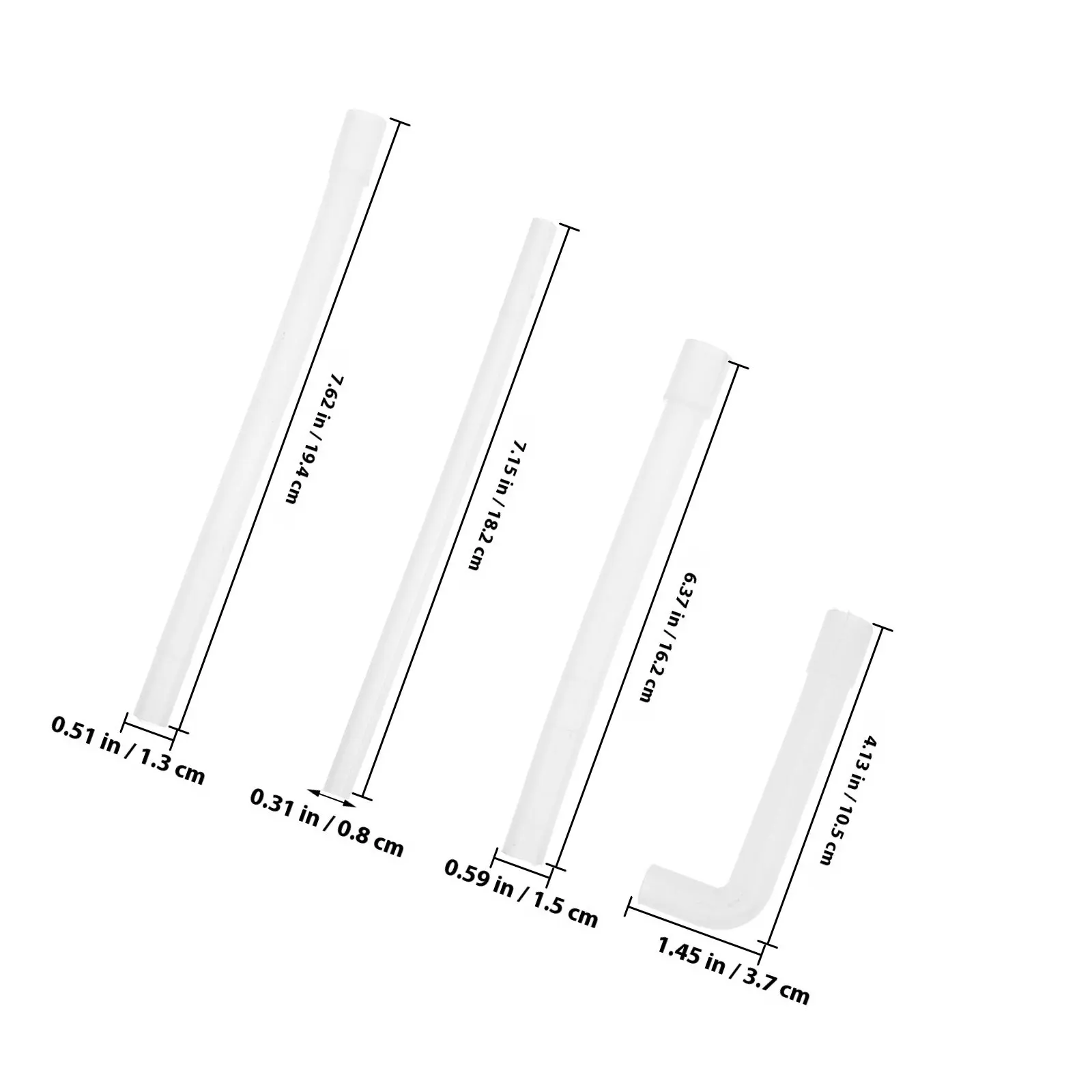 Silicone Tubing for Water Dispensers 5 Pack High Temperature Resistant Replacement Hoses for Pumps