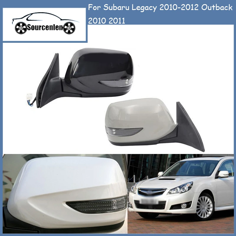 

Electrical Folding Mirror For Subaru Legacy 2010-2012 Outback 2010 2011 Outside Rear View Rearview Mirror with Heated