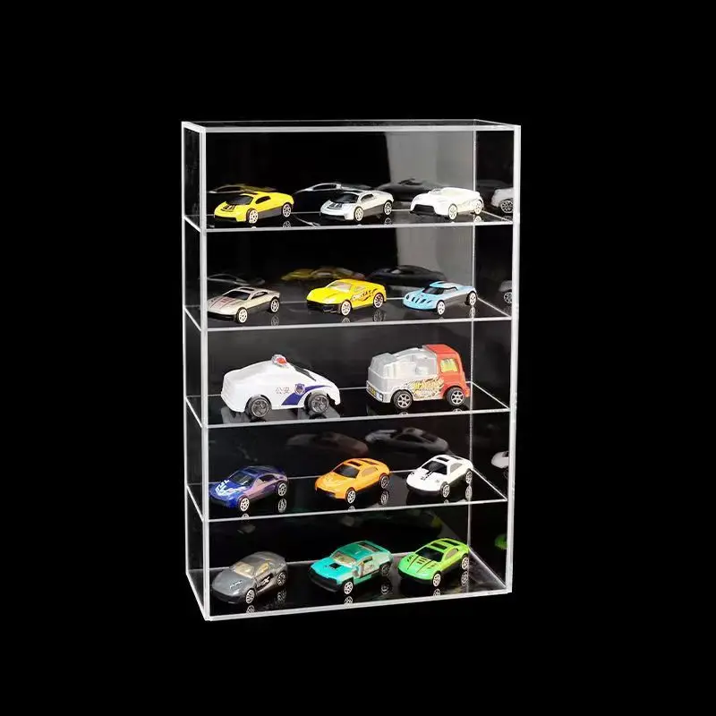 Imagem -03 - Grids Clear Acrílico Toy Display Cabinet com Tampa para Blind Box Toy Modelo do Carro Ação Figuras de Armazenamento e Exibição 12 15 20