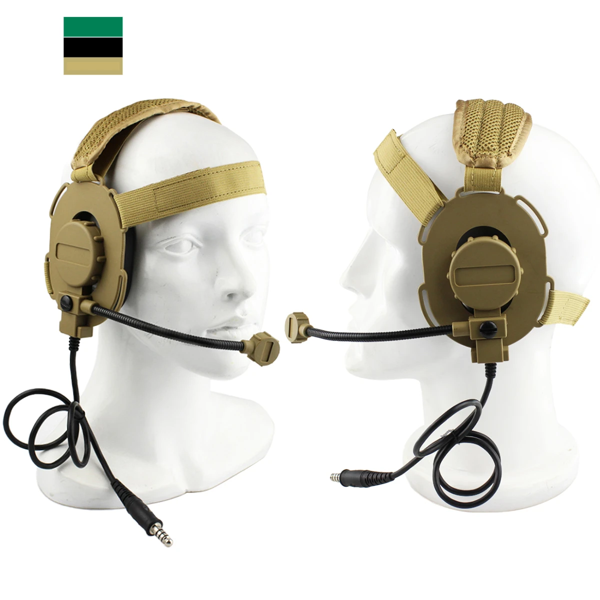 Tactical Bowman Elite II Headset Head-wearing Combat Communication Headsets For Hunting Headphone Use with PTT
