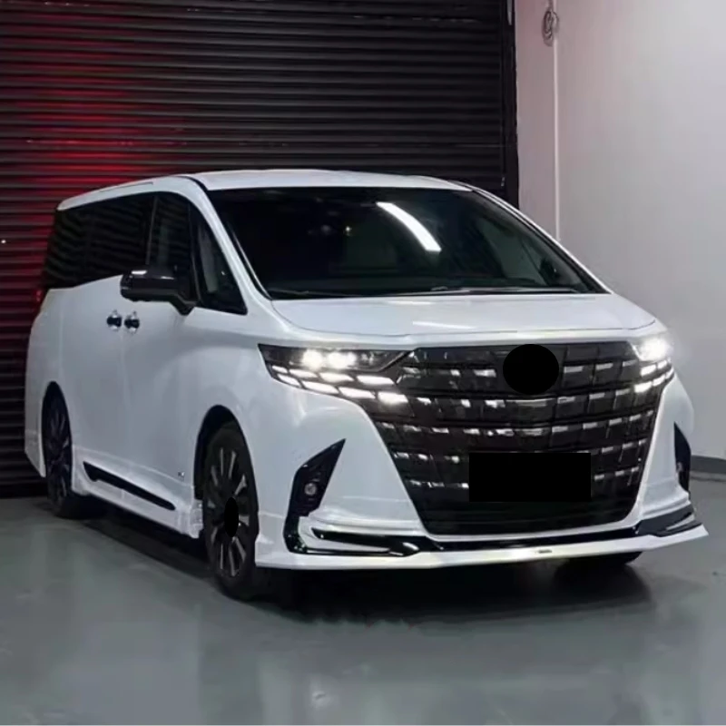 Front Rear Lip Side Skirt for Toyota Alphard 40 Series 2024 Modified New Style Spoiler Door Guard Panel Body Kit Car Accessories