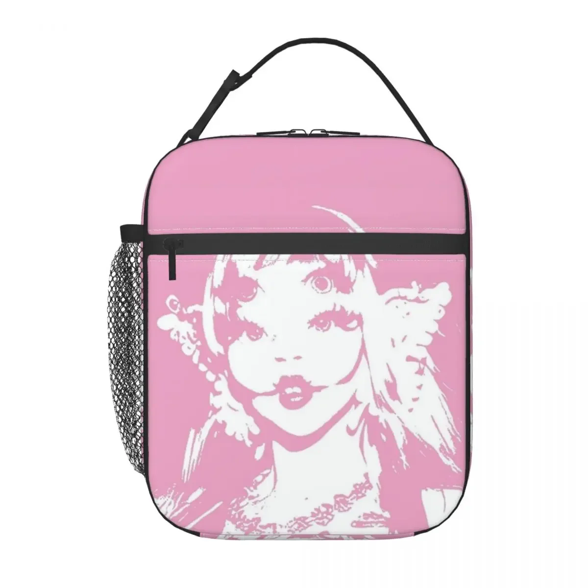 Melanie Martinez Merch Insulated Lunch Bag For School Pink Portals By Mel Food Box Reusable Thermal Cooler Lunch Boxes