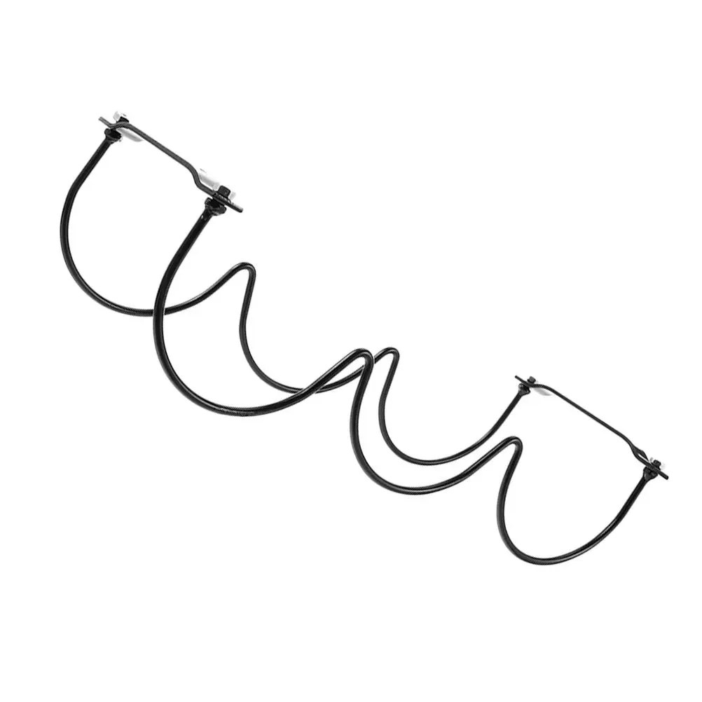 1Pcs Wine Rack Iron Under Cabinet Wave Design Bottle Holder Organizer Wine Display Shelf Space Saving Home Use
