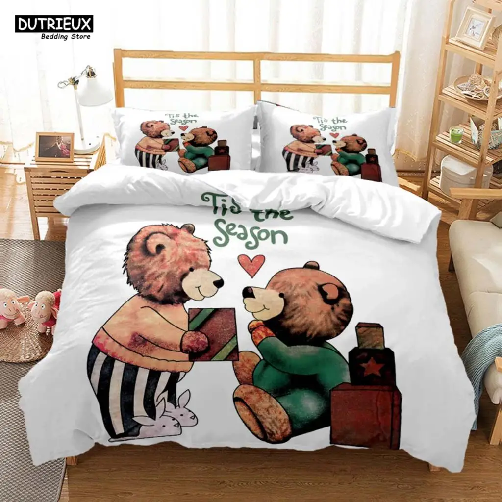 

Cute Little Bear - Printed Comforter Bedding Sets: Soft, Comfortable, and Customizable for Children in All Sizes