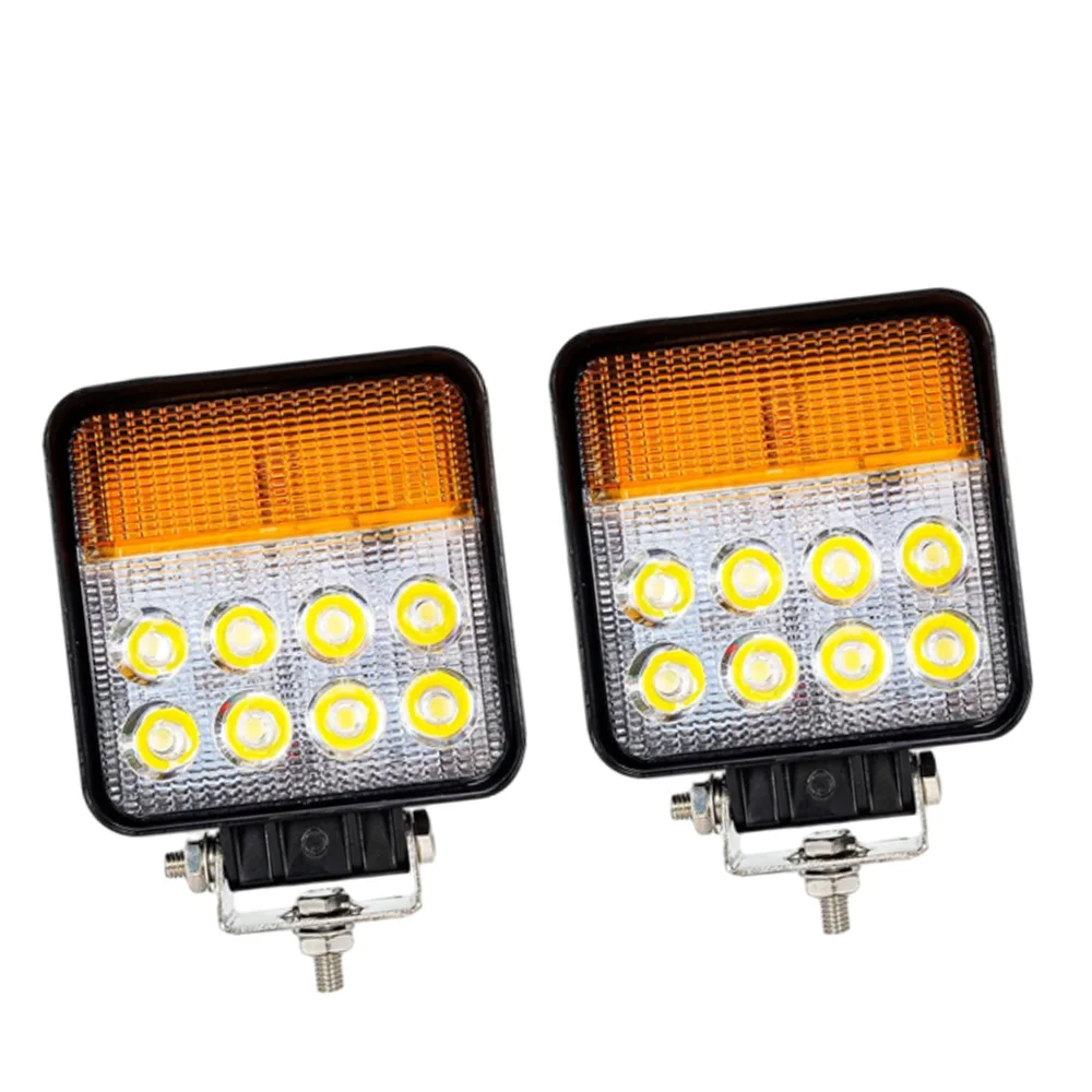 

2pcs 12V-80V 14LED Forklift Light Dual Side Turn Signals Indicator Light Forklift LED Lamp White Amber For forklifts excavators