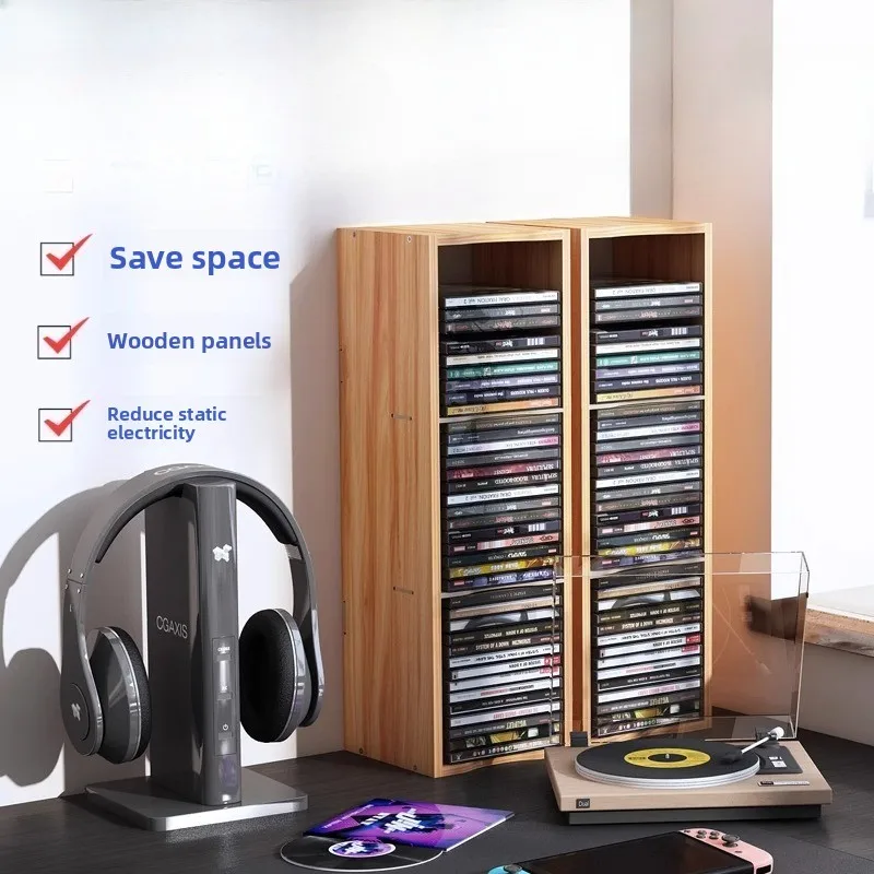 

Многофункциональный органайзер для хранения компакт-дисков и DVD, стойка для держателя медиадисков, витрина для настольного альбома с дисками, настенный ящик для хранения дисков