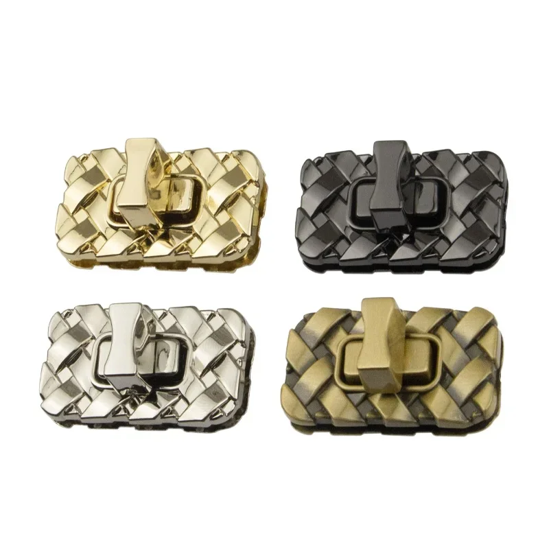 35*20mm Bag Hardware Accessories Handbag Rectangular Closure Buckle Locks Purse Twist Turn Lock