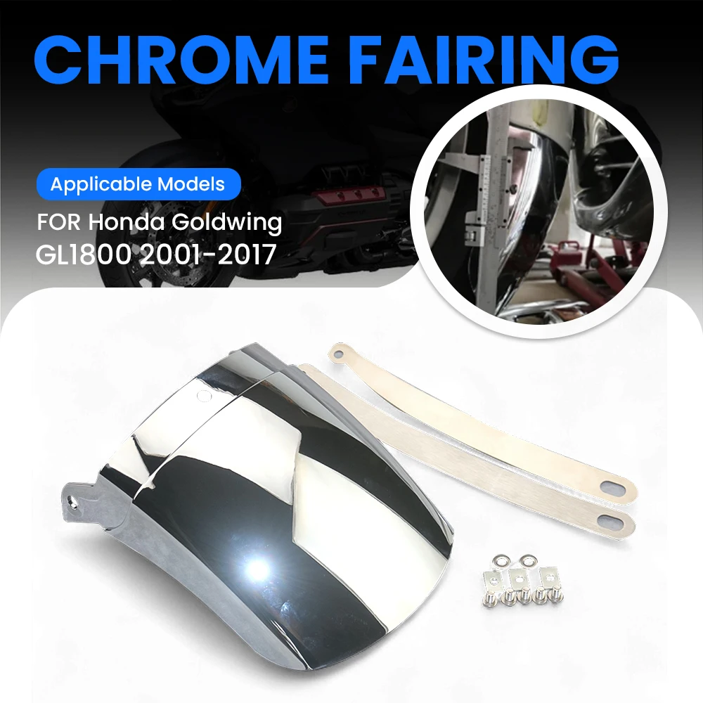 Motorbike Front Fender ABS Extension Mudguard For Honda Goldwing GL1800 2001-2014 2015 2016 2017