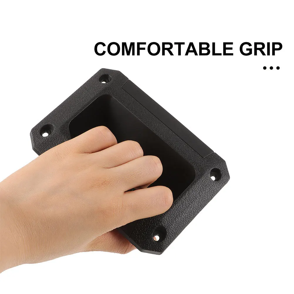 

12pcs Plastic Handles Recessed Mount For Small Recessed Speaker Handle Audio Cabinet Side Loudspeaker Accessories Stage Event