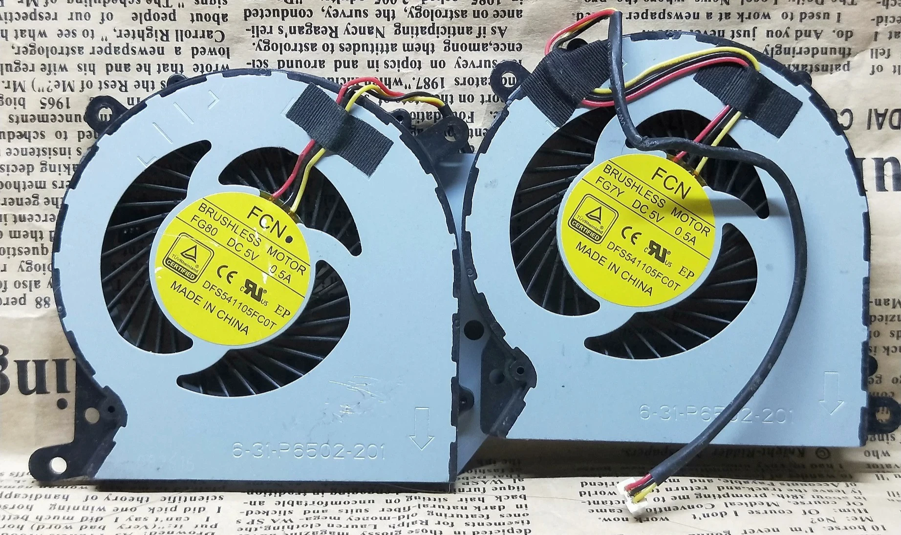 CHEN FOR Shenzhou Z7M fan, War God Z7 fan, Z6, Z8, G8, Mechanic T57 cooling fan for CPU, notebook fan~~