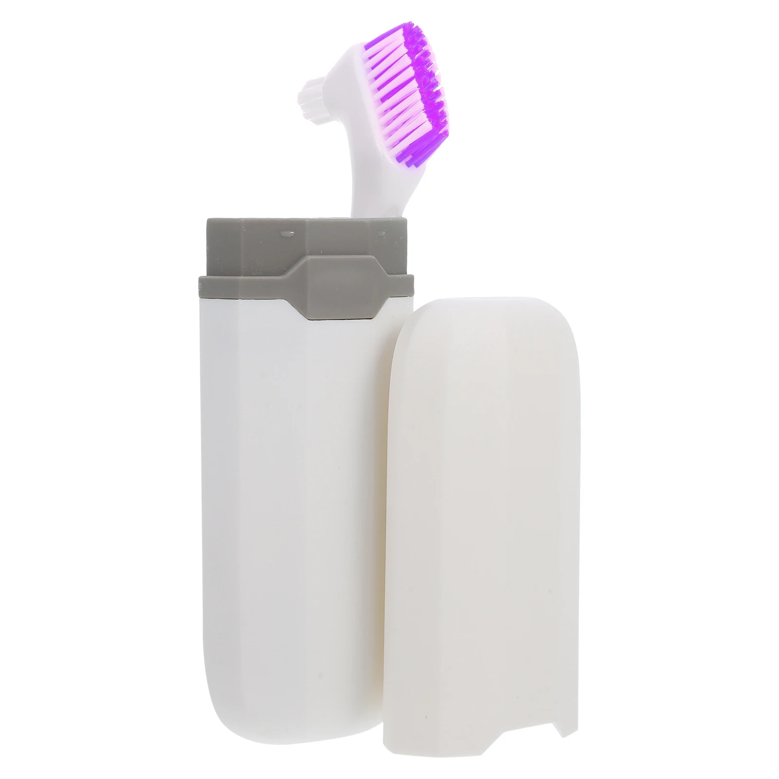 

1 set Portable Denture Toothbrush Storage Case Travel Oral Care Organizer Fake Teeth Cleaner Compact Brush Holder for Business