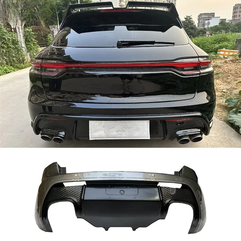 For Porsche Macan 95B.3 2014-2017 Upgrade 2018-2023 Macan FRP Front Bumper Rear Bumper Body Kit