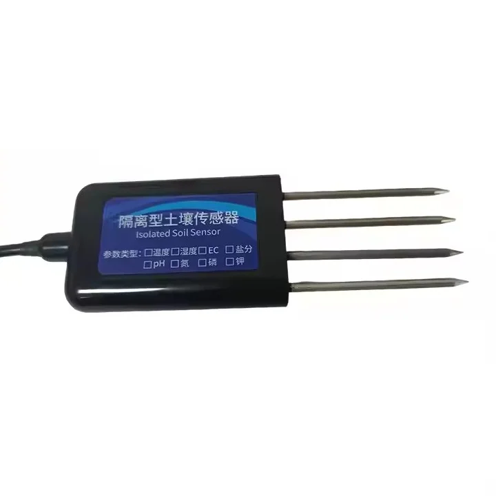 2026 Multi-Parameter Modbus Protocol Agricultural Irrigation Humidity Salinity NPK/PH/EC 8 in 1 Temperature Moisture Soil Sensor
