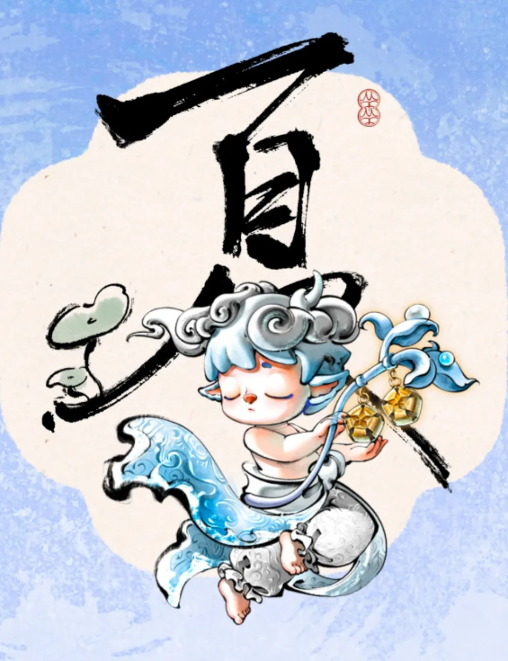 

Для MIMI Neo-Chinese style Records of Splendor Series Blind Box Mystery Box Caixa Sorpresa Girls Аниме Фигурки Милая модель