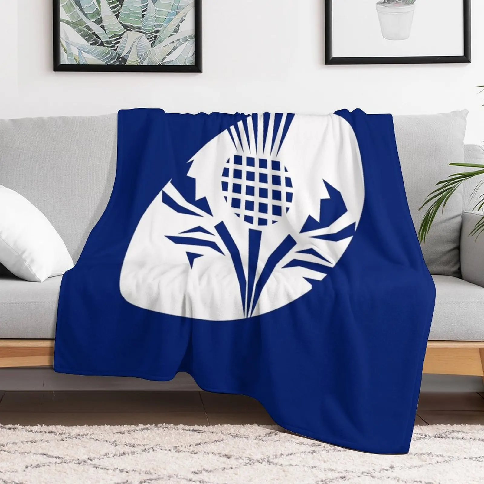 Rugby Scotland Throw Blanket