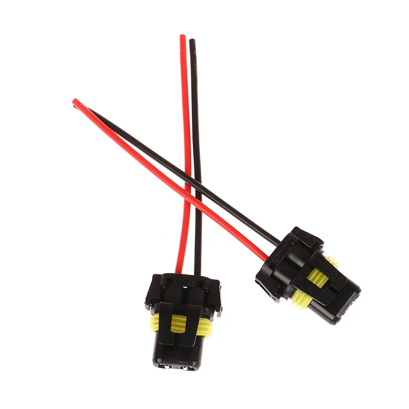 New 2Pcs 9005 9006 Socket Wire HB3 HB4 Adapter Connector for Headlight Fog Lamp Car Accessories