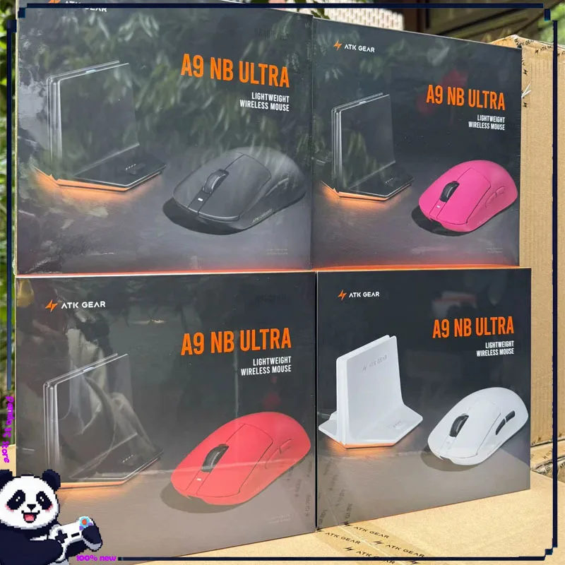 ATK A9 NB Ultra Gaming Mouse 8K PAW3950Ultra 2.4G Wireless Ergonomic Gaming Wireless Mouse Valorant CSGO PC Laptop Accessories