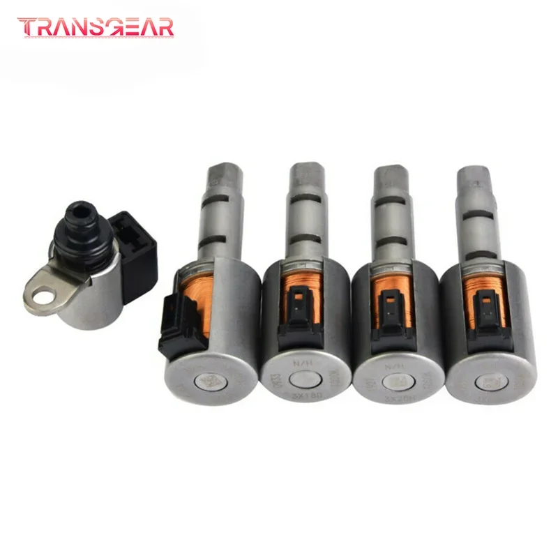 5PCS JF015E RE0F11A CVT Transmission Valve Body Solenoid Fits For Nissan Note Sentra 12-Up