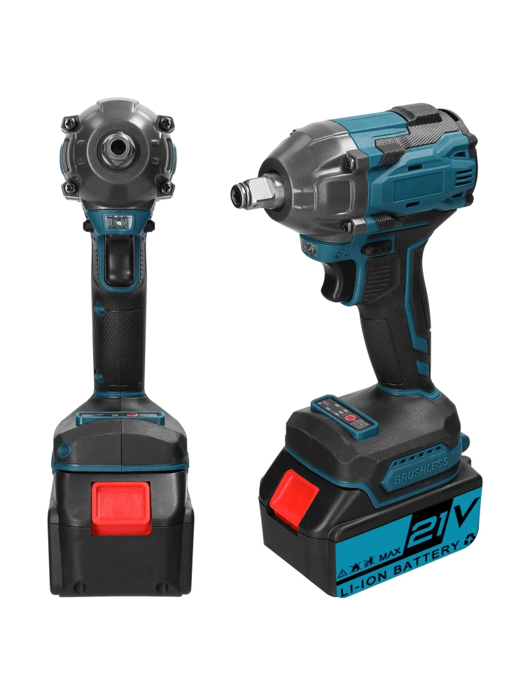 

Электрический гаечный ключ, бесщеточный двигатель, мощный крутящий момент, электроинструменты с возможностью прямого и обратного вращения, бытовая дрель, 21 в