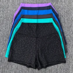 Solid Color Women's Sports Yoga Shorts Women's Casual Sports Shorts Hip Lifting Fitness Shorts, High Waisted Pocket Shorts