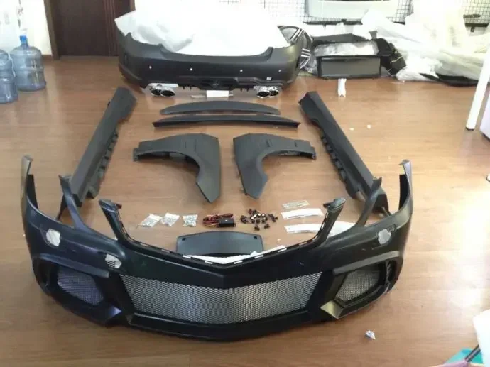 Suitable For Mercedes-Benz Two-door E-class Coupe W207 Modified WALD Large Surrounding Front Bar Rear Bar Flap Side Skirt Middle