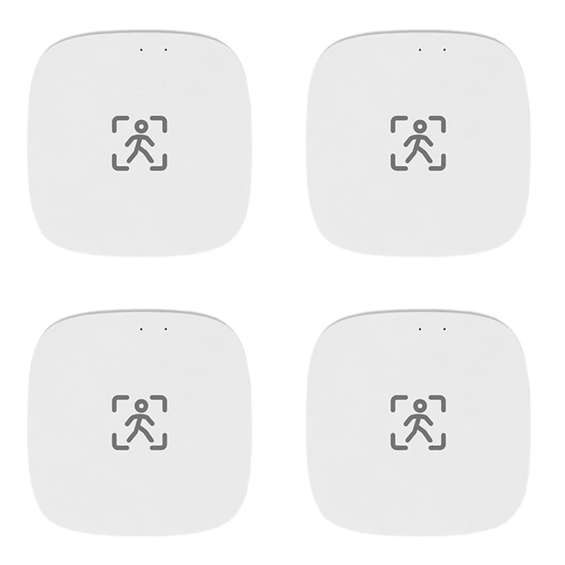

4X Zigbee датчик присутствия человека с обнаружением яркости/расстояния 5/110/220 В Tuya Smart Life домашняя автоматизация