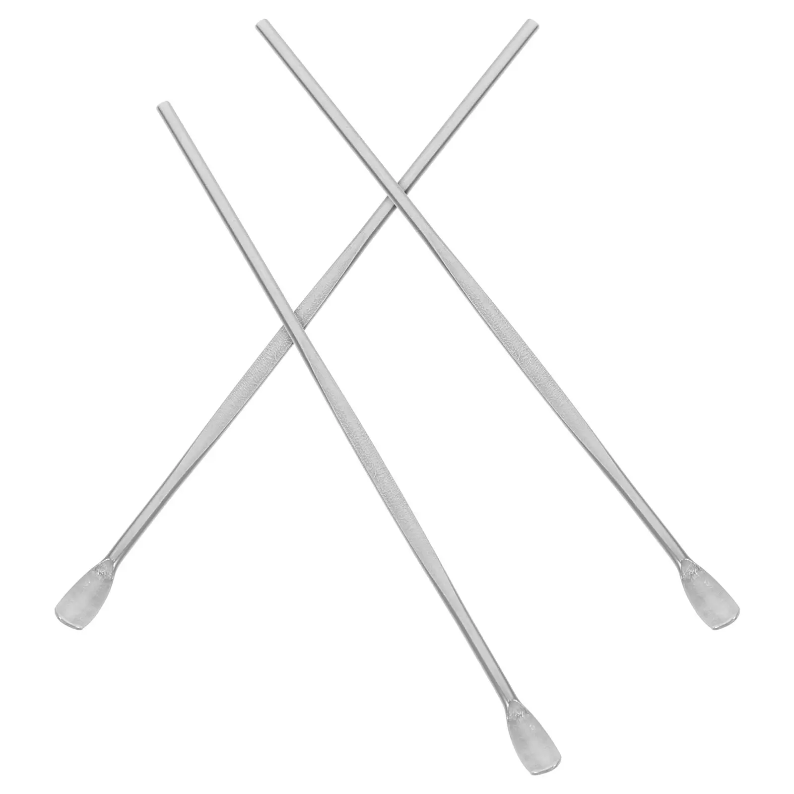3Pcs Ear Pick Stainless Steel 8Cm Portable Ear Wax Remover Earpick Cleaner Tool Curette Easy Use Safe Stainless Steel Earpick