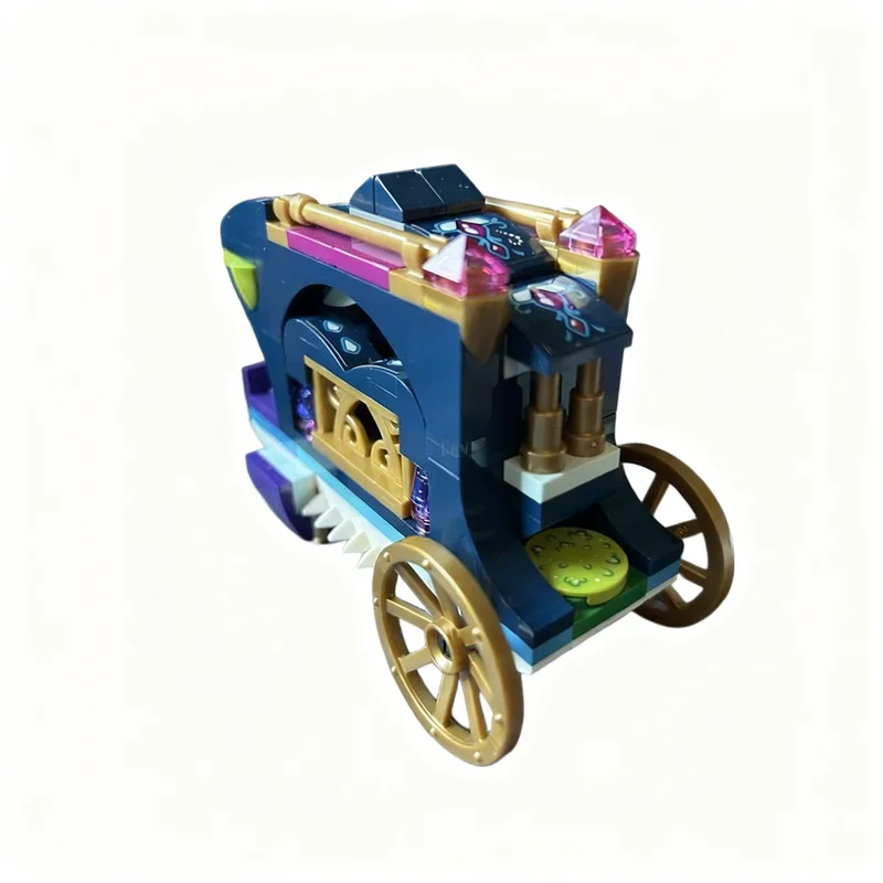 143 pièces MOC Elfs Rosalyn S Carrosse Modèle de construction en blocs Cadeau de Noël Idée créative Éducation Jouets pour enfants Briques