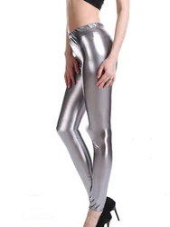 YSDNCHI Shining Trousers Women Punk Rock Bright Sequin Pencil Pants Sexy Gold Silver Gray Dance Clubwear 2022 New