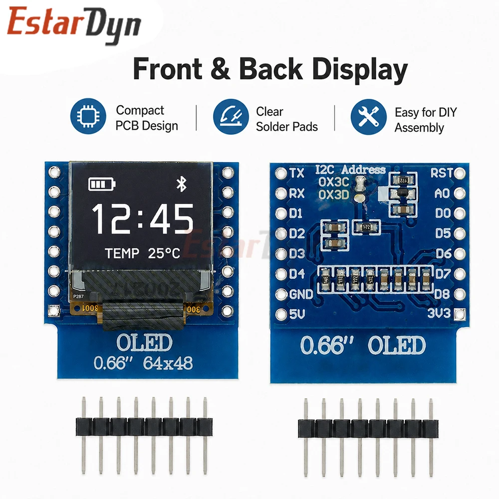 وحدة عرض OLED من Estardyn مقاس - مراجعة Smart Garden Esp32 وسعره
