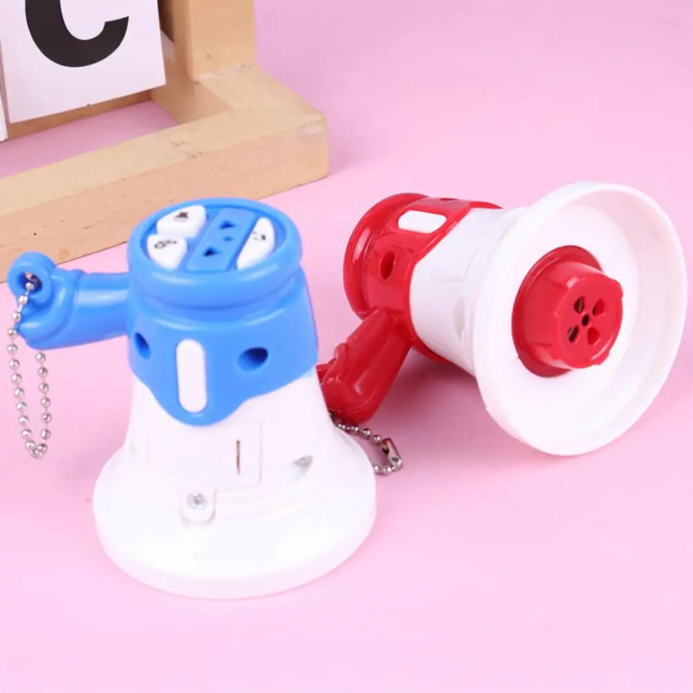 

Secretly Recording Toy Horn Toys Voice Recorder Portable Voice Recording Speaker Keychain with 3 Sound Effects Funny for Parties
