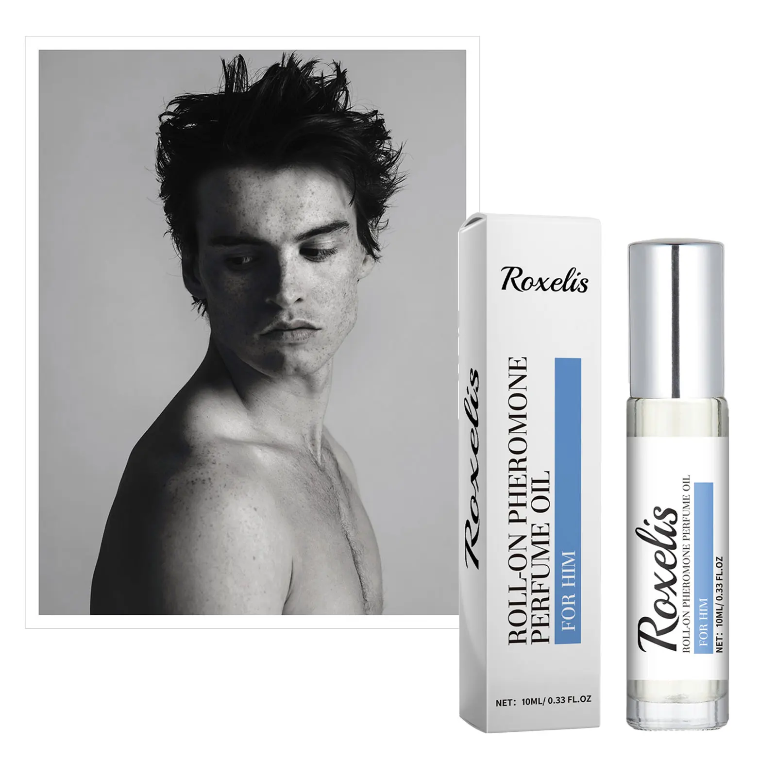 

ROXELIS 10 мл Феромонное парфюмерное масло-роллер: Элегантный, стойкий аромат для женщин, идеально подходит для свиданий и флирта, портативный размер