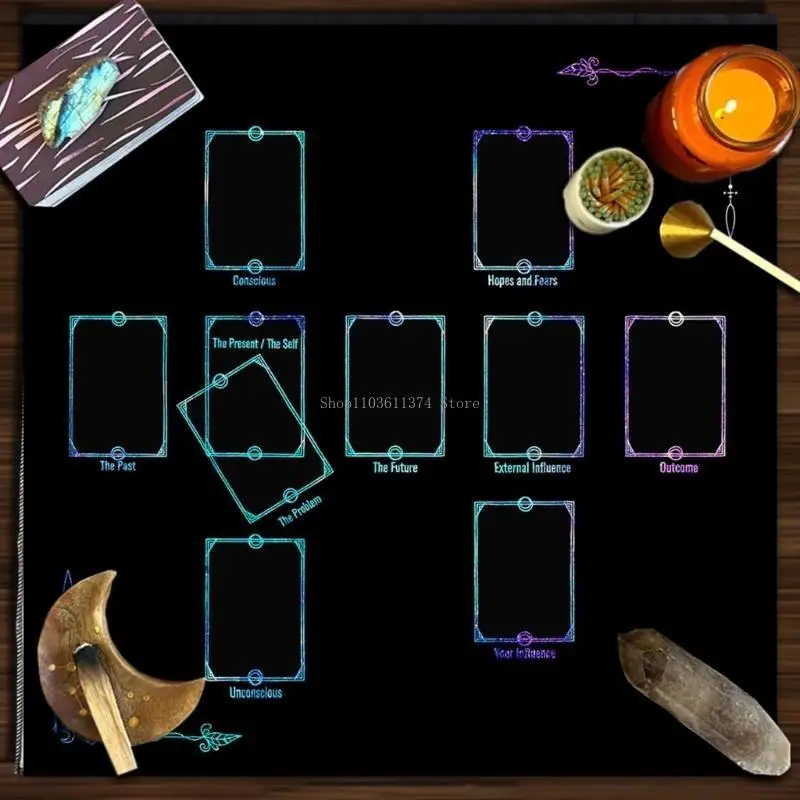 

Reading Card Astrologys Altars Cloth Tarots Tablecloth Divinations Tablecloth