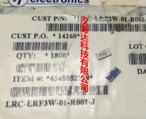 

20pcs/lot LRC-LRF3W-01-R002-J 1225 R002 0.002R 5% 3W 4 chips Electronic new