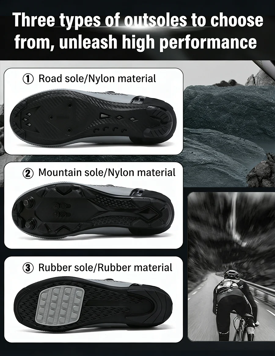 2026 Neue Professionelle Radsportschuhe für Herren und Damen, Mountainbike-Schuhe mit SPD-Klammern, MTB-Fahrradschuhe, Speed-Sneaker für Geländefahrten – Detail 10