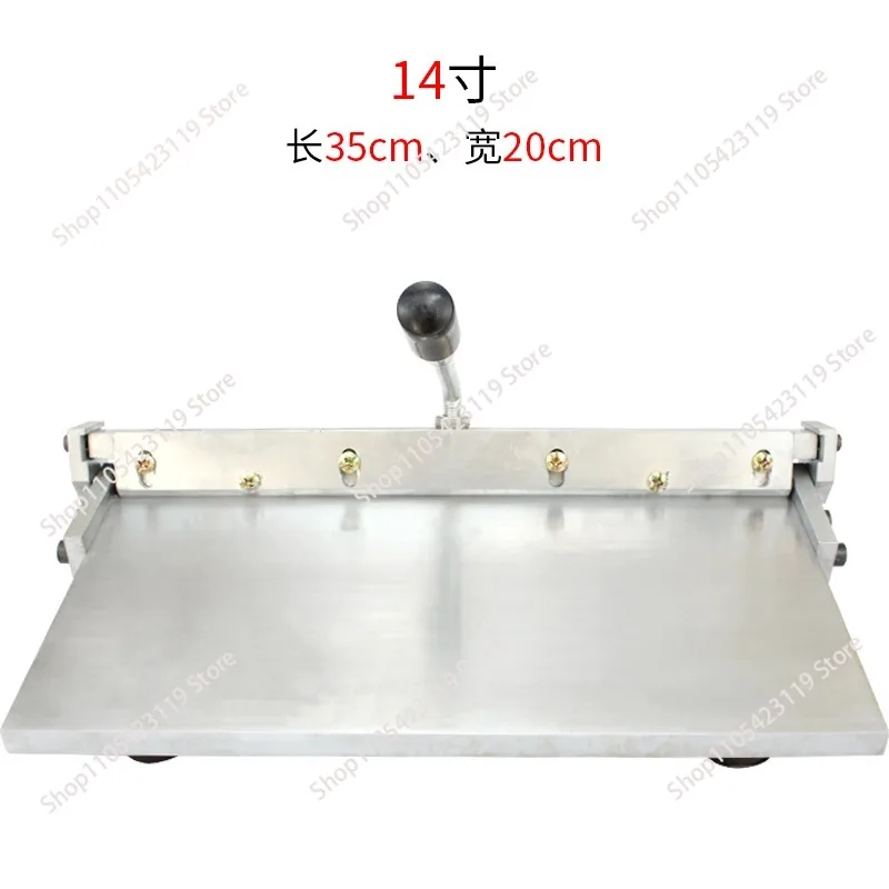 Manual Edge Folding Machine 14 Inch Leather Wallet Handbag with Plastic Flanging Machine Manual Folding Tools 1pc