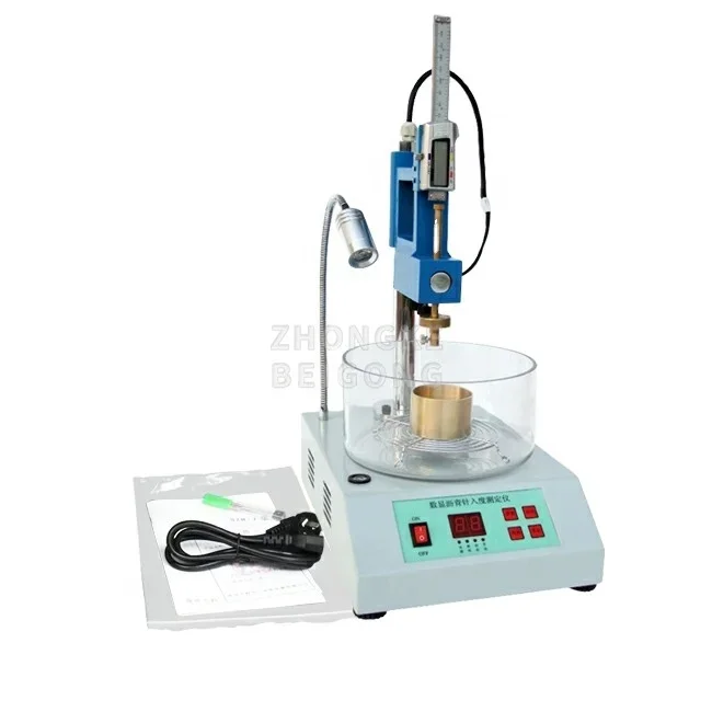 

Asphalt Penetrometer Bitumen Penetration Test Device Semi Automatic Penetrometer