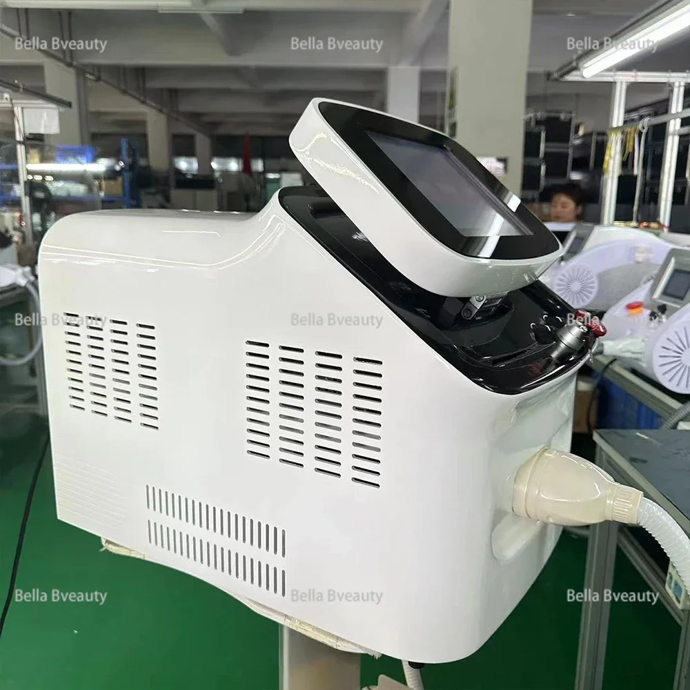 2024newest 3 wavelength portable diode lasar hair removal machine 755+808+1064nm permanent hair removal Painless hair removal