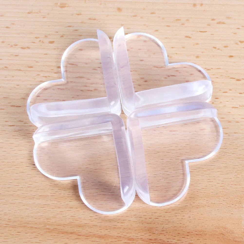 8 قطعة حشوات للزوايا للأطفال على شكل قلب لينة بولي كلوريد الفينيل واقيات زوايا طاولة السلامة حافة الحرس المضادة للتصادم لأثاث الطفل