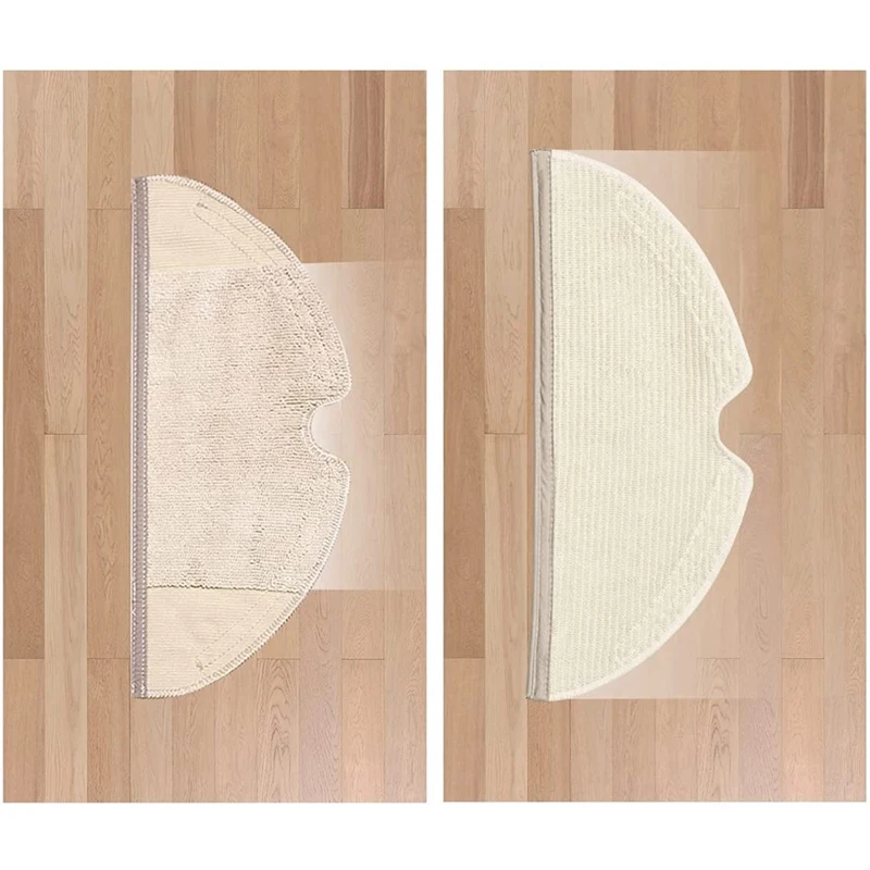 وسادات قماش ممسحة من المايكروفايبر لـ Xiaomi Roborock ، قطع غيار المكنسة الكهربائية ، S5 MAX ، S5 ، S50 ، S51 ، S55 ، S6 ، S6 ، نقية ، 8 عبوات