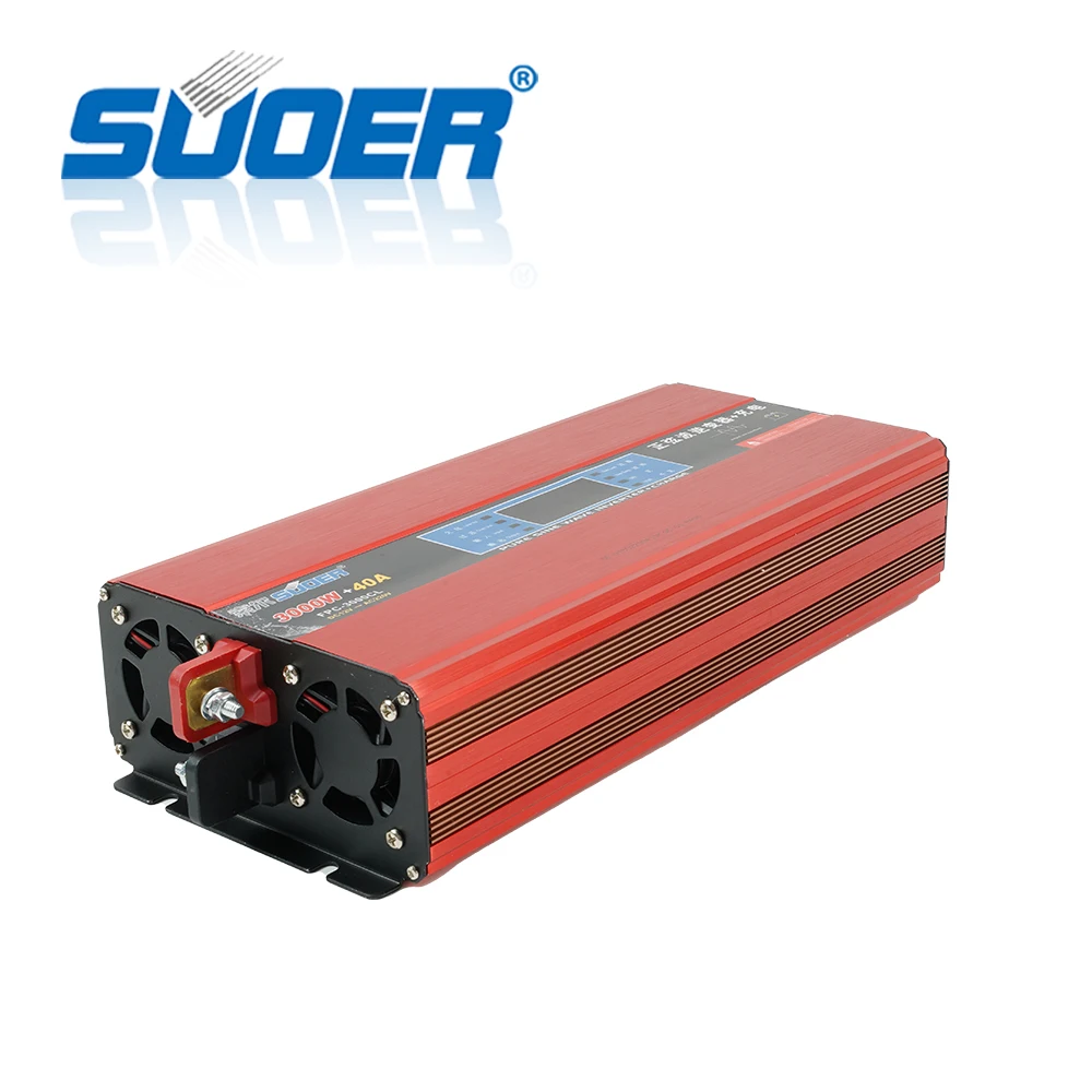 New 3000W 12v DC  220v AC pure sine wave invertor Single output inverter with LED display