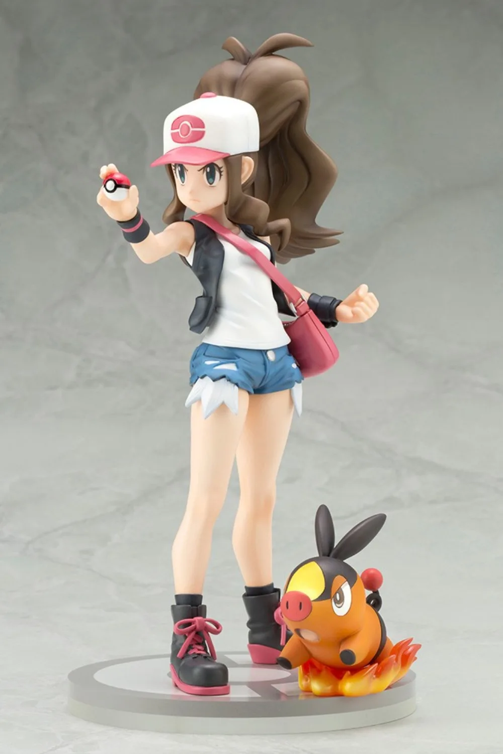 【HY】100% Original in Stock Kotobukiya ARTFX J Pokémon Series Hilda with Tepig Anime Figure Model Decoration Character Collection