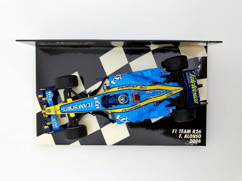 Minichamps 1:43 F1 R26 2006 Fernando Alonso Simulation Limited Edition Resin Metal Static Car Model Toy Gift