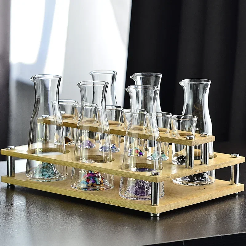

hot sale Crystal glass high-end white wine glass set scale luxury wine dispenser