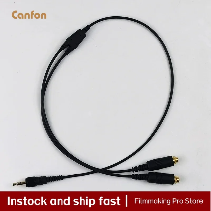 Canfon Microphone For SONY Sennheiser Rode Saramonic Boya Comica Microphone a Drag Two Function Audio Cable view 2