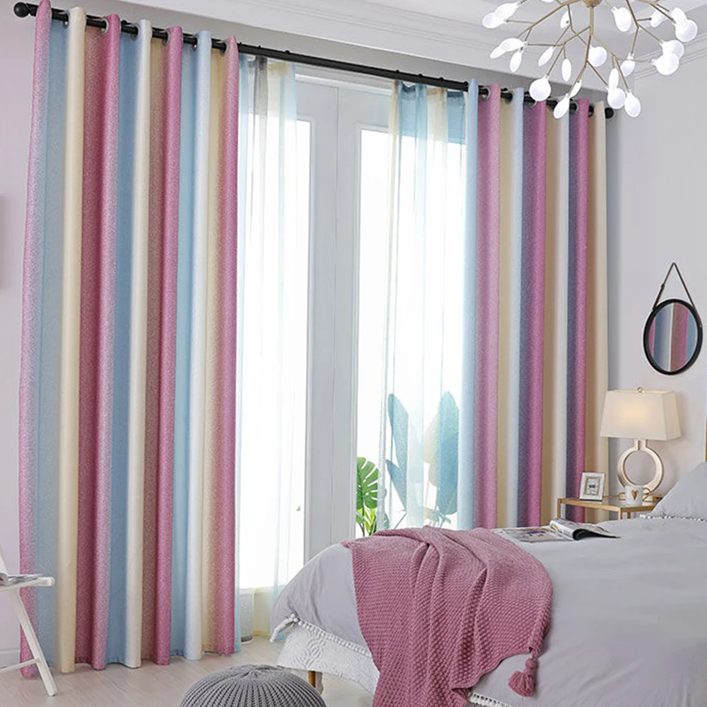 1pc Modern simplicity For bedroom For living room  Printed curtains